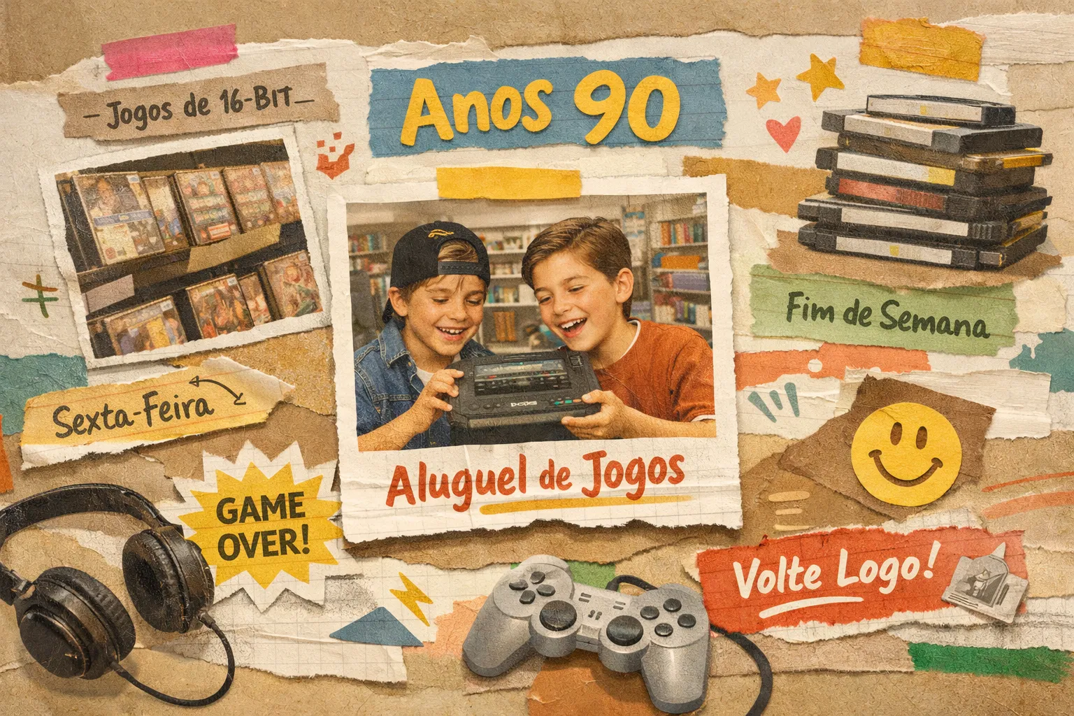 10 Memórias Inesquecíveis de Alugar Jogos nos Anos 90
