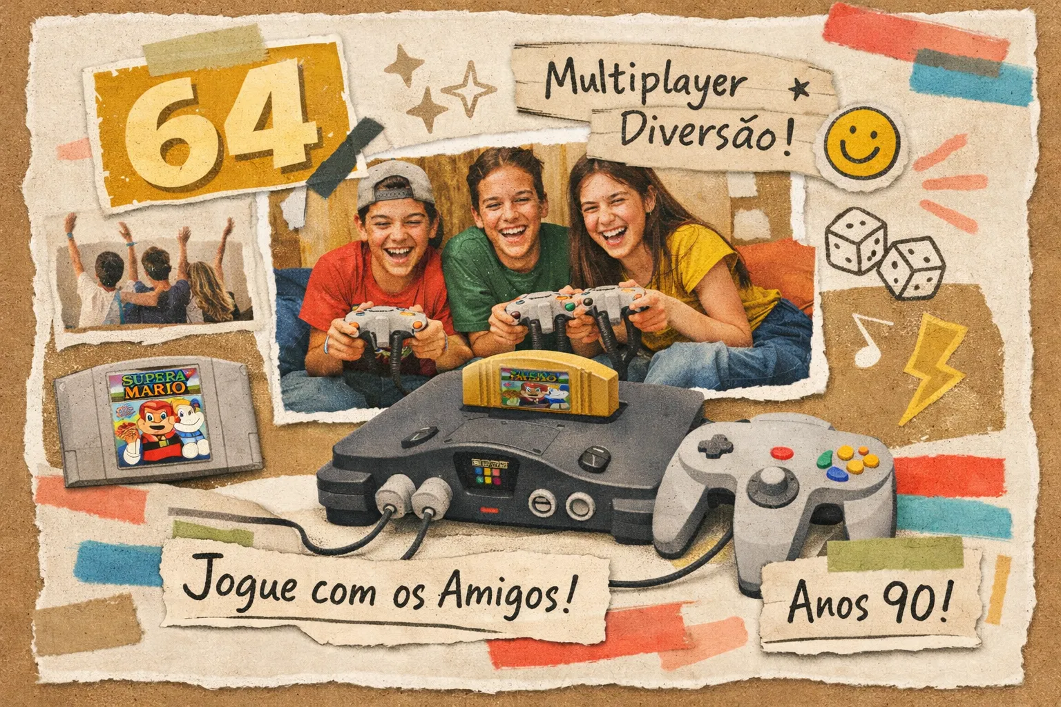 64: O Console Multiplayer que Reunia Amigos nos Anos 90