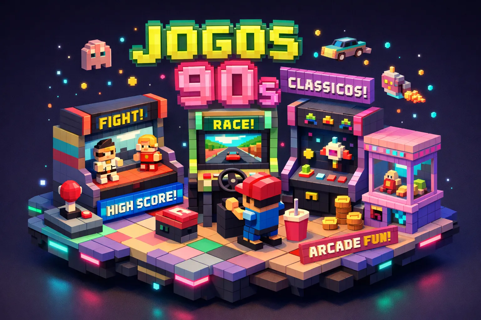 Os Melhores Jogos de Fliperama dos Anos 90