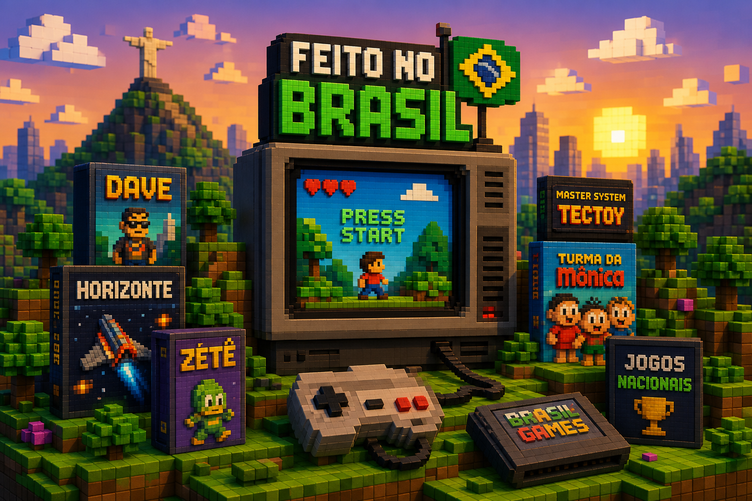 Jogos nacionais antigos: clássicos feitos aqui no Brasil
