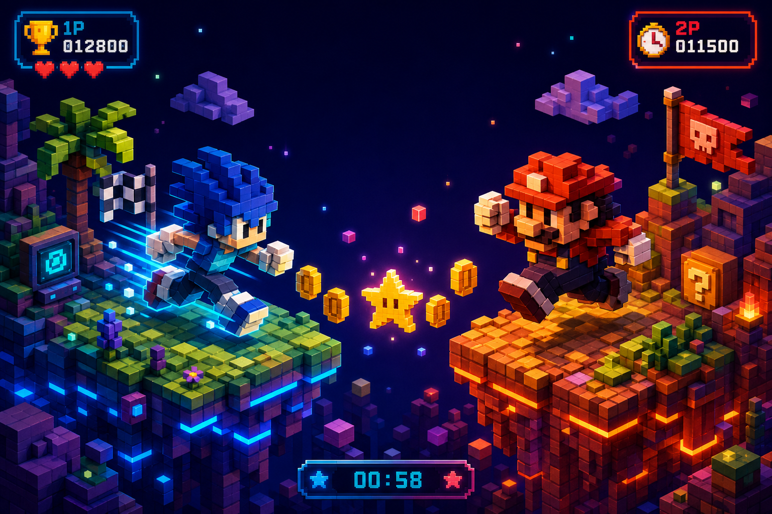 Sonic ou Mario: A Batalha dos Mascotes que Todo Gamer Viveu