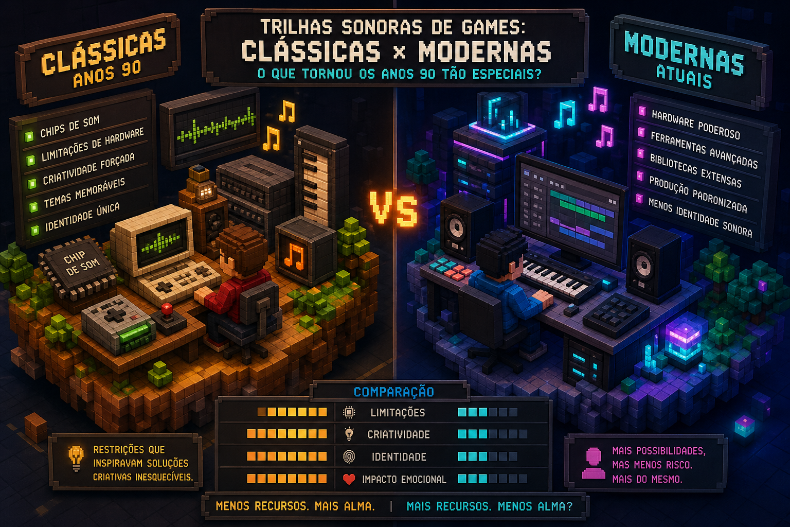Por Que as Músicas de Games Atuais São Menos Memoráveis?