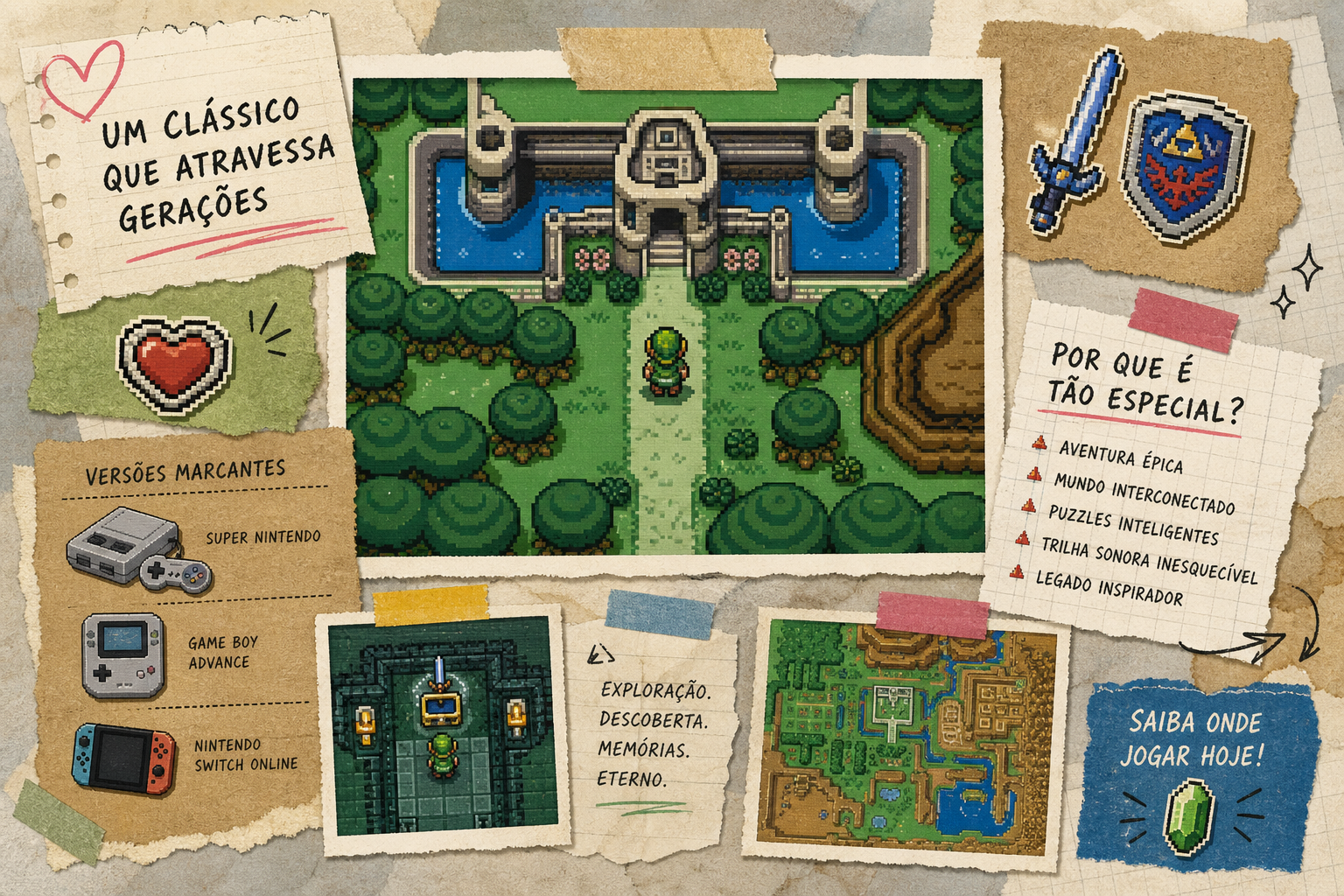 Por Que Zelda: A Link to the Past É Obrigatório no SNES?