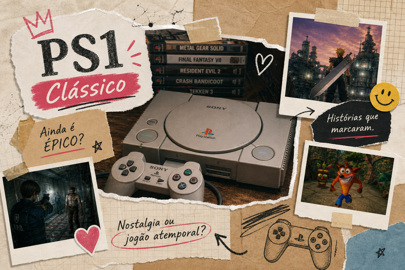 PS1 Clássico: Vale a Pena Revisitar os Jogos do PlayStation Original?