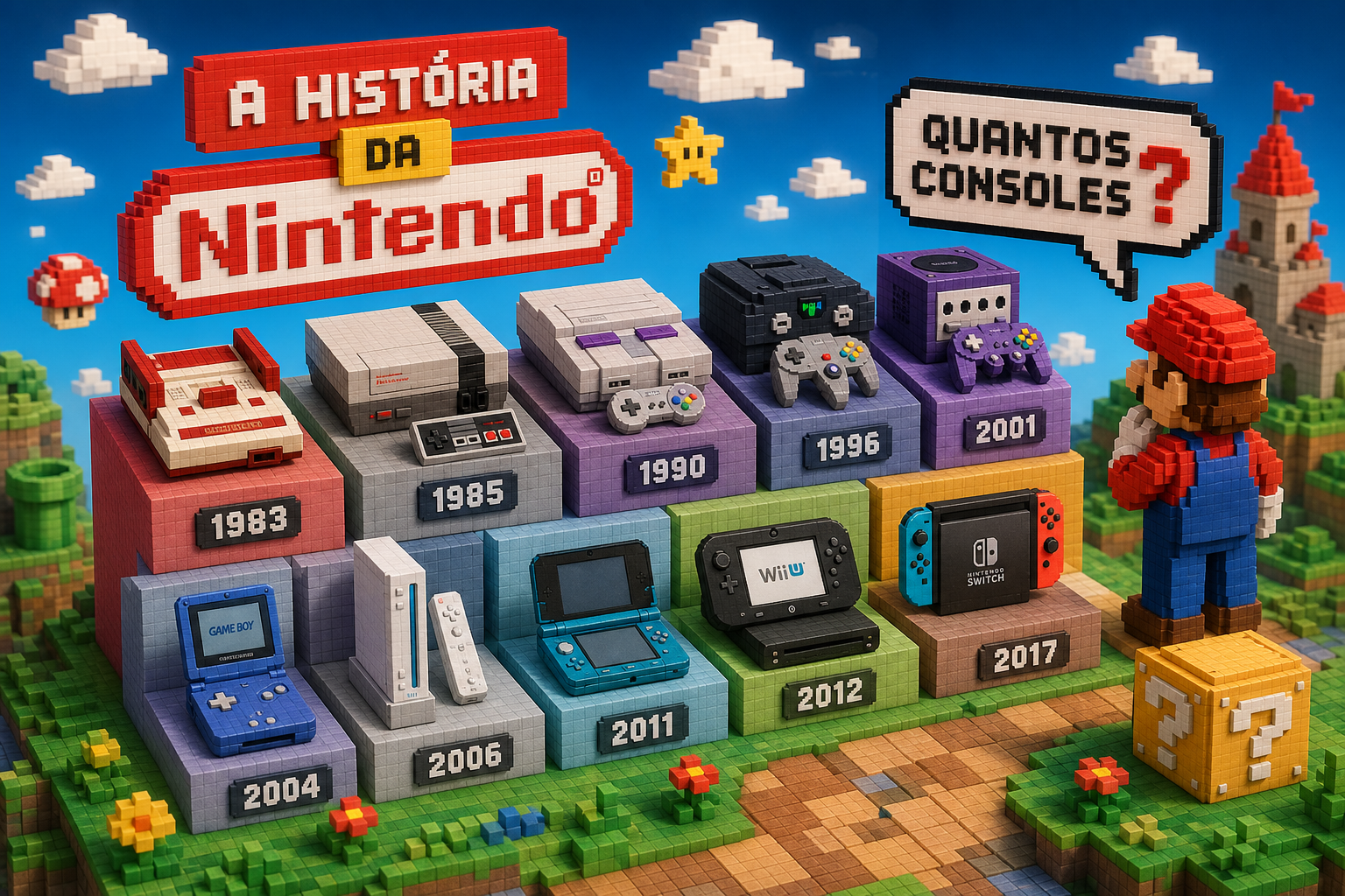 Quantos Consoles a Nintendo Já Lançou? A História Completa