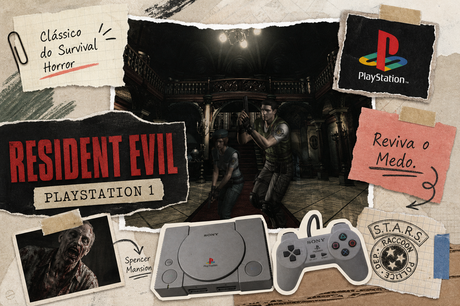 Resident Evil 1 PlayStation 1: Guia Completo do Clássico