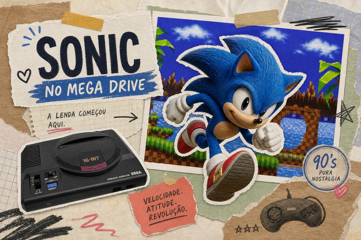 Sonic no Mega Drive: A História Completa do Ouriço Azul