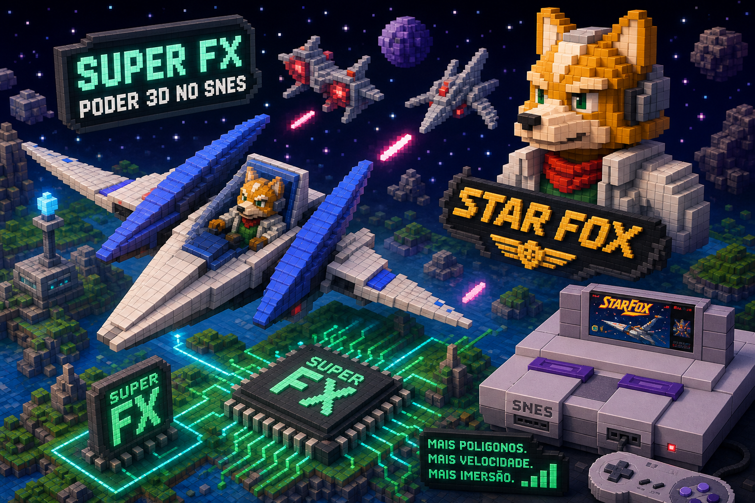 Star Fox e o Chip Super FX: Por Que o SNES Surpreendeu nos Anos 90