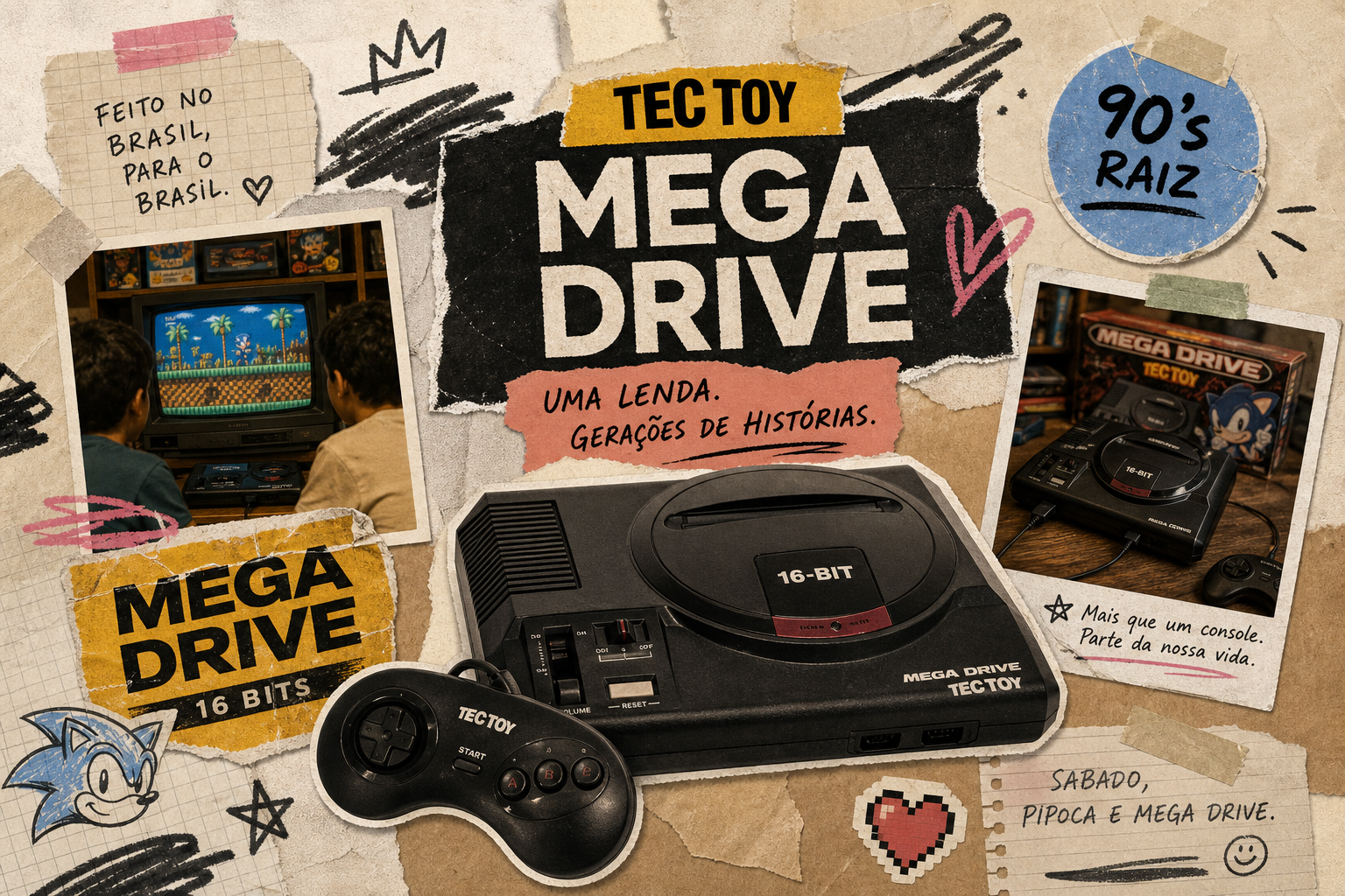 TecToy Mega Drive: A História do Console Mais Amado do Brasil