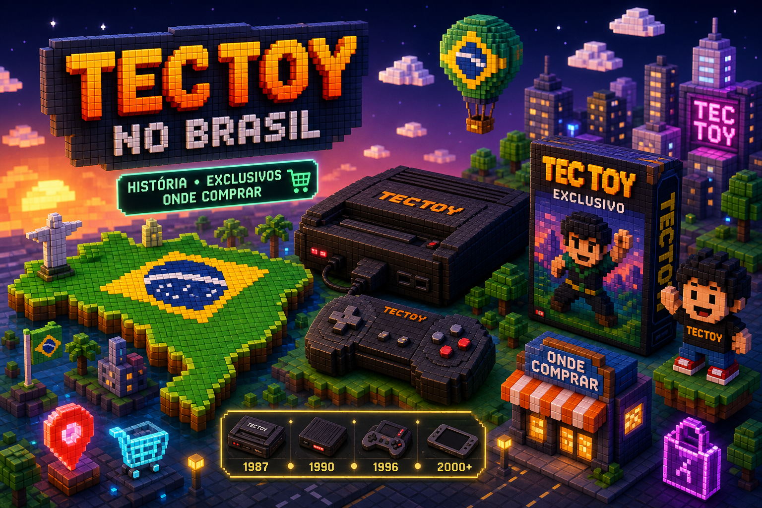 TecToy no Brasil: história, exclusivos e onde comprar