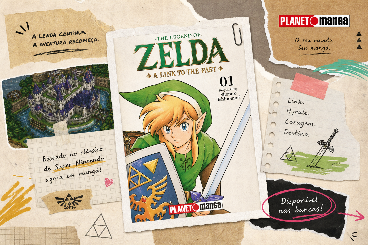 The Legend of Zelda A Link to the Past: o Mangá Explicado