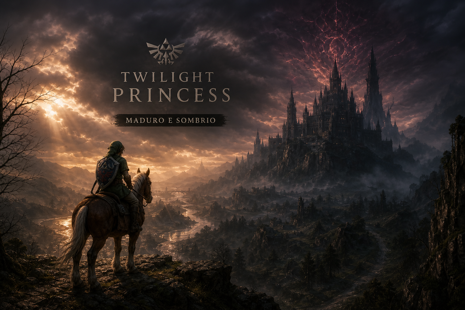 Zelda Twilight Princess: maduro e sombrio