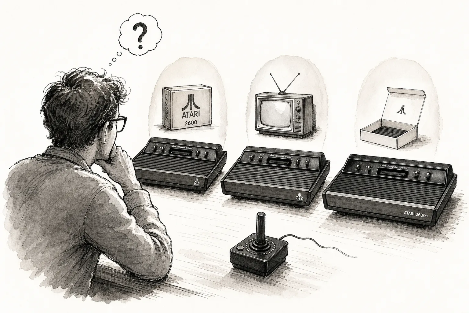 Console Atari 2600: original, réplica ou novo Plus?