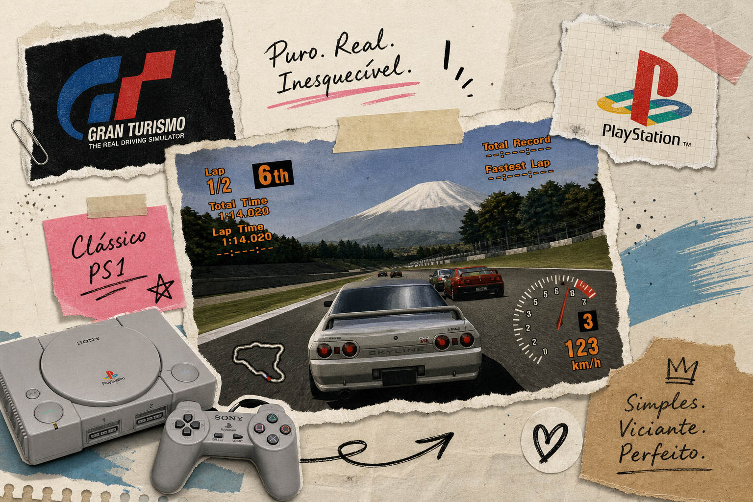 Gran Turismo 1: o clássico PS1 que ainda vale a pena