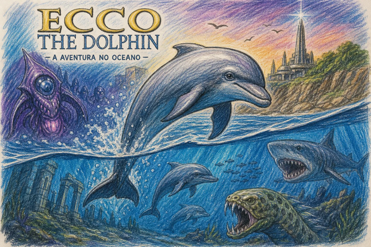 Por Que Ecco the Dolphin É um dos Jogos Mais Únicos dos Anos 90