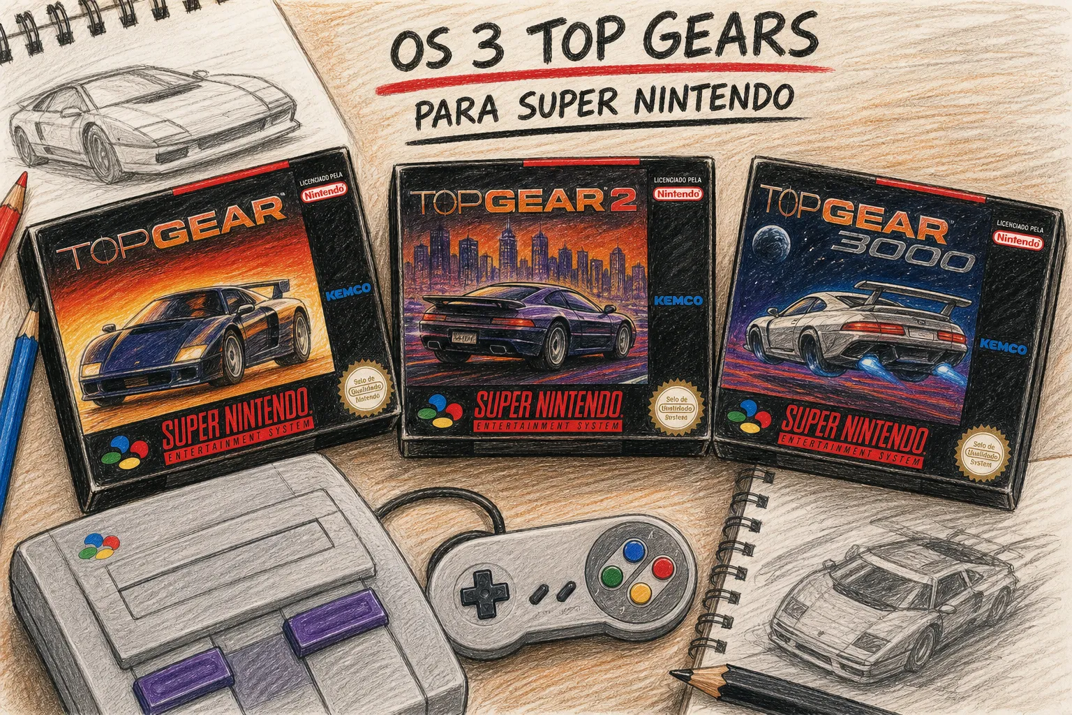 Por Que Top Gear Ainda É um dos Melhores Jogos do SNES