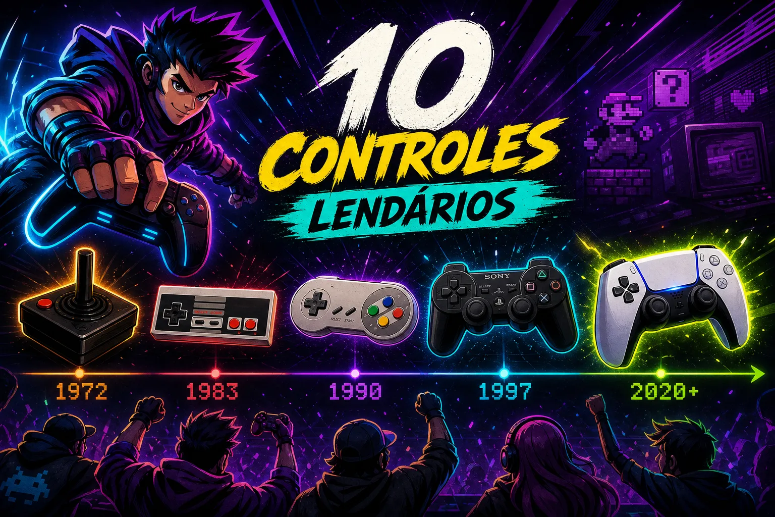10 Controles que Mudaram os Videogames para Sempre