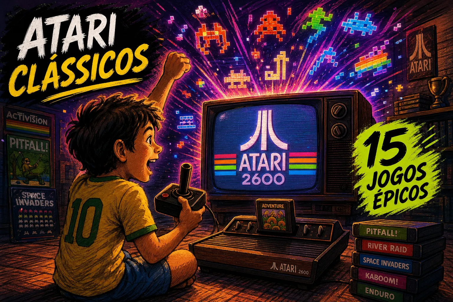 Atari clássico: 15 jogos do 2600 que marcaram o Brasil