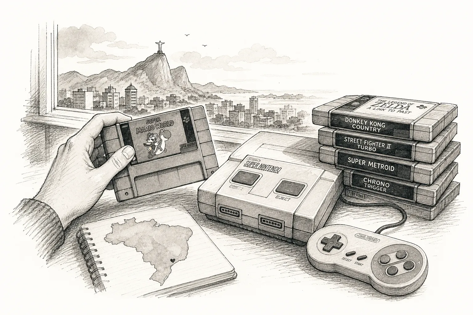 Cartuchos de SNES no Brasil: guia de compra em 2026