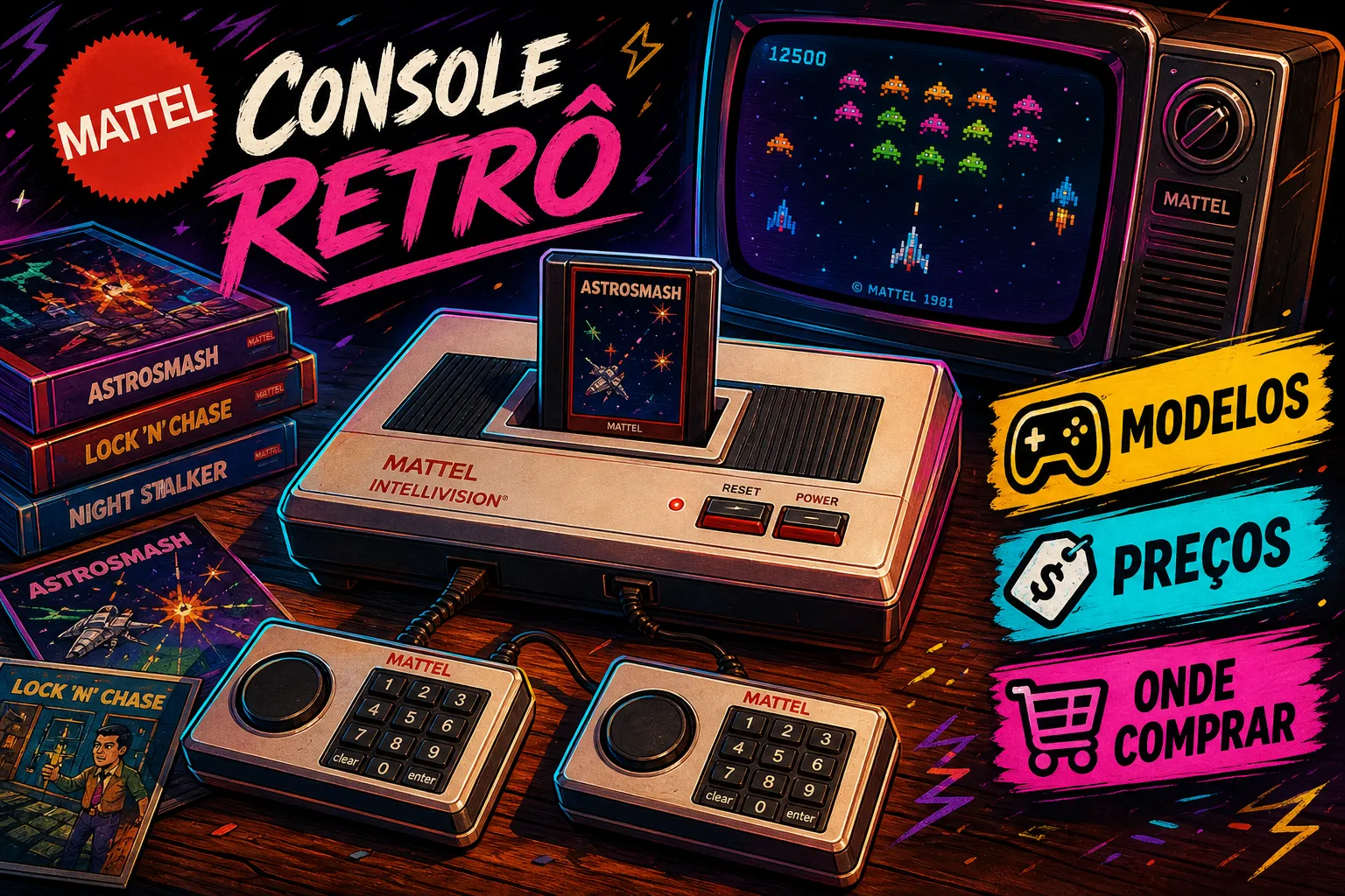 Console retrô da Mattel: modelos, preços e onde comprar
