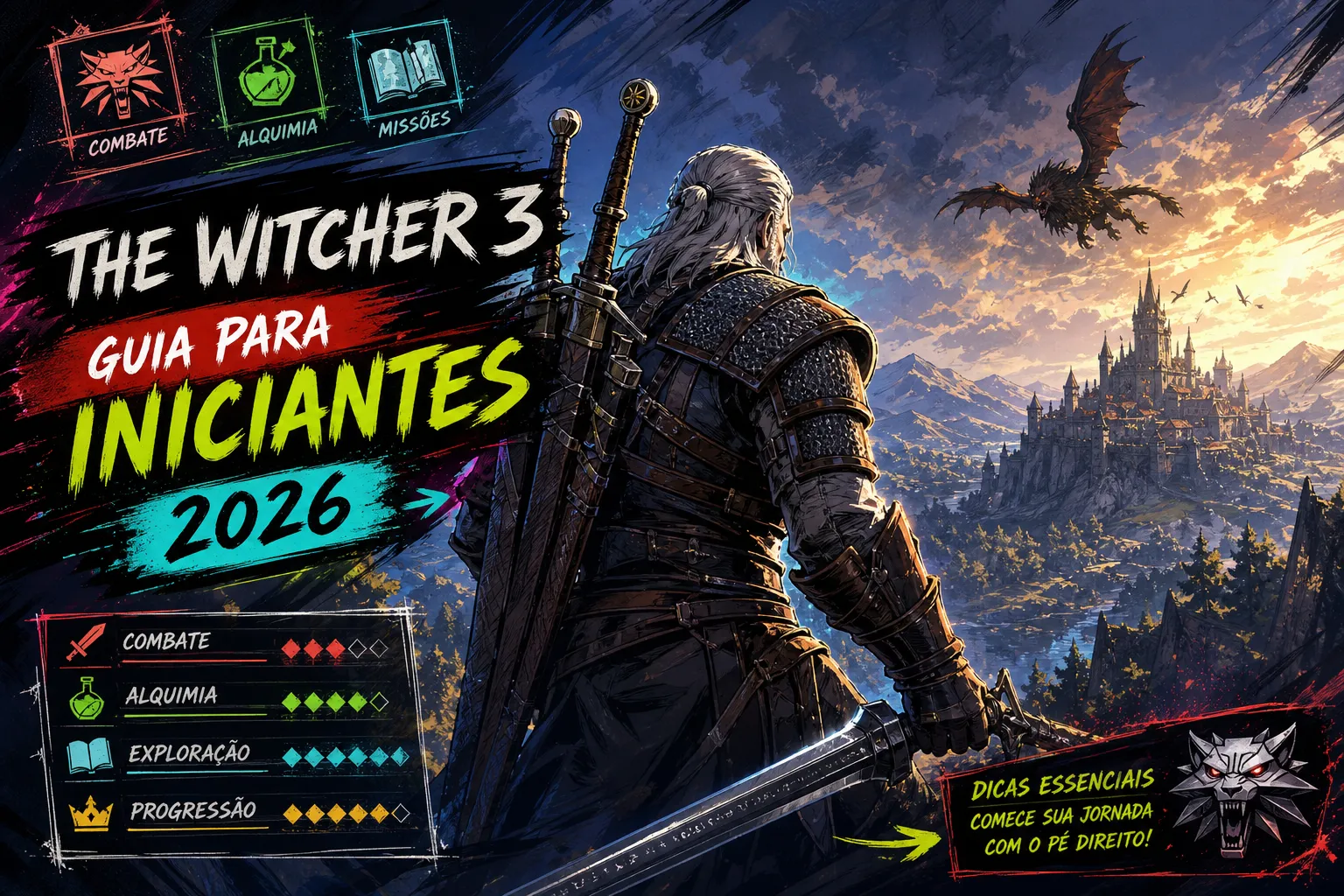 Guia Completo de The Witcher 3 para Iniciantes em 2026