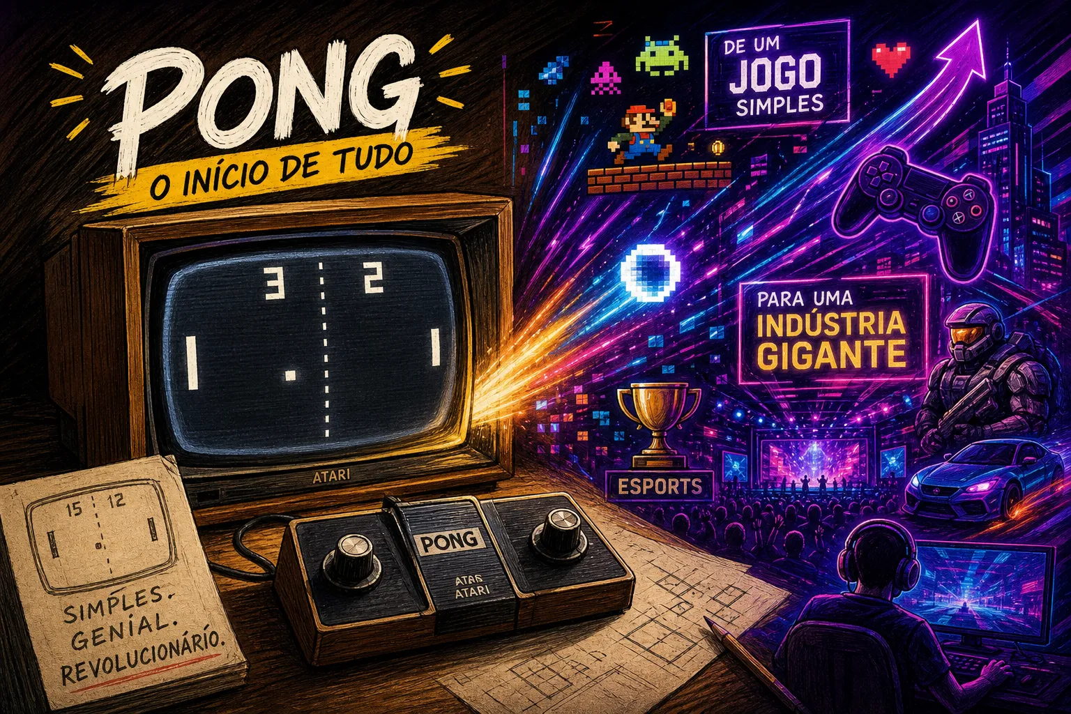 História do Pong: como um jogo simples criou a indústria