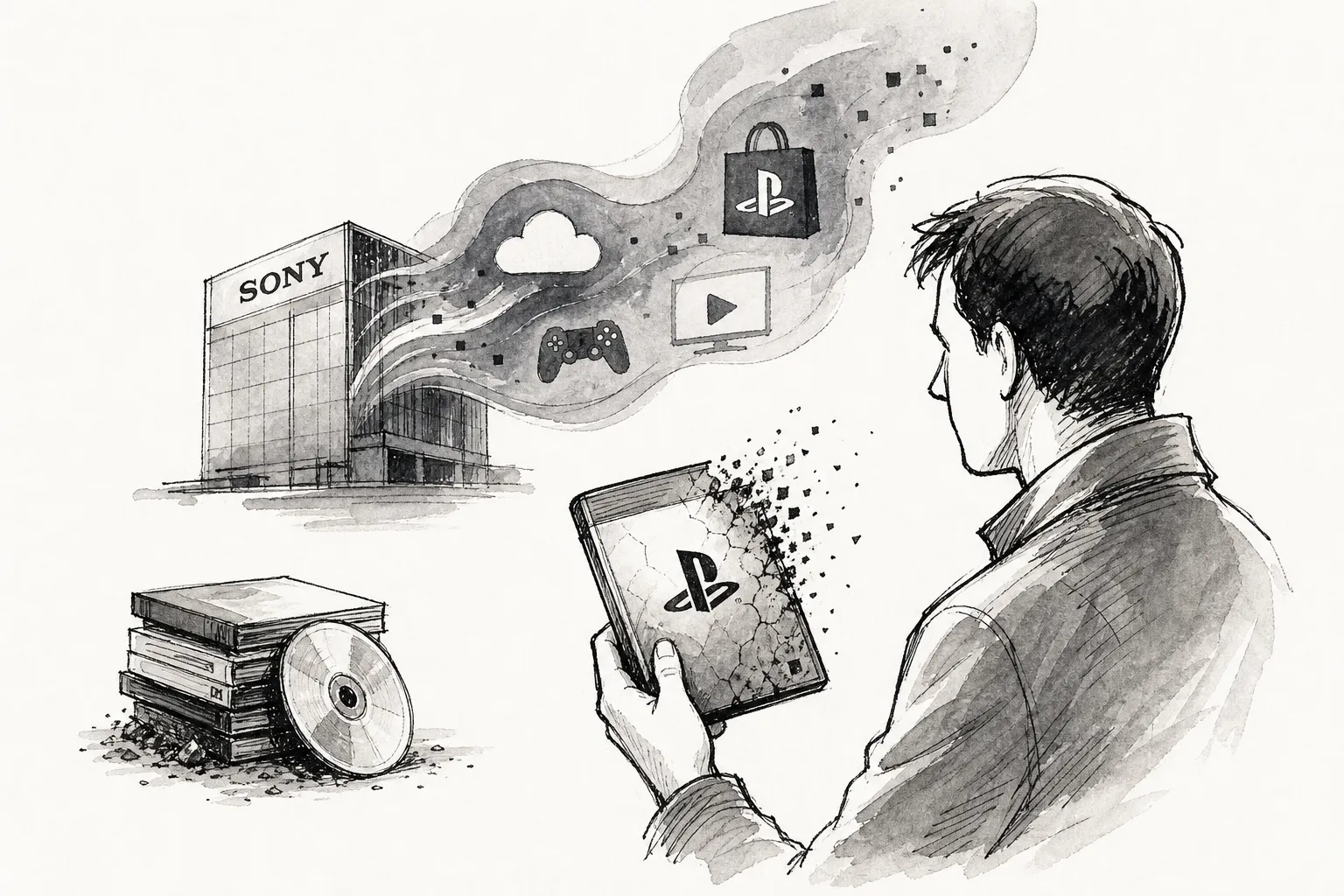 Mídias Físicas em Risco: A Estratégia Digital da Sony