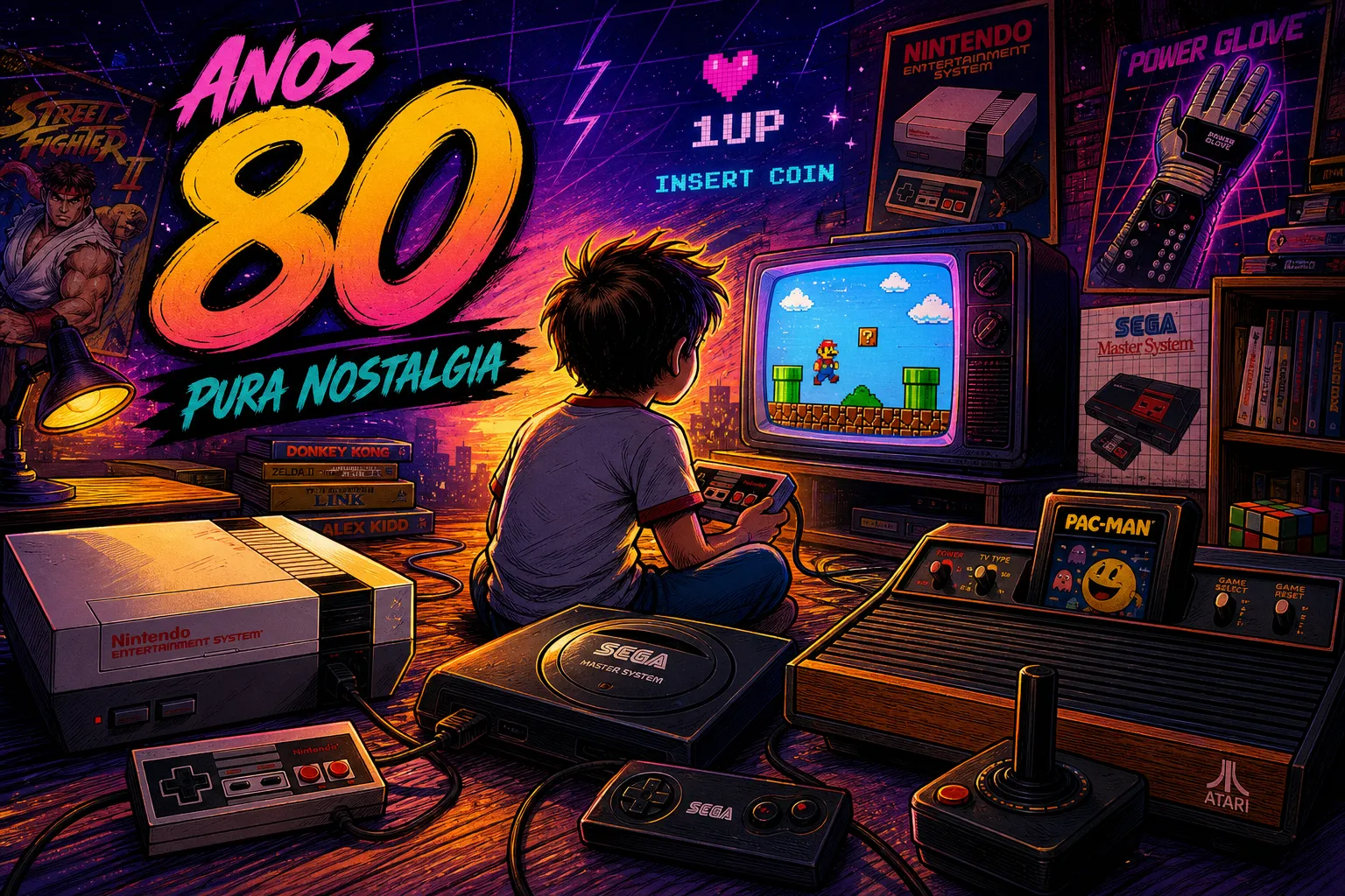 Os consoles dos anos 80 que moldaram uma geração inteira