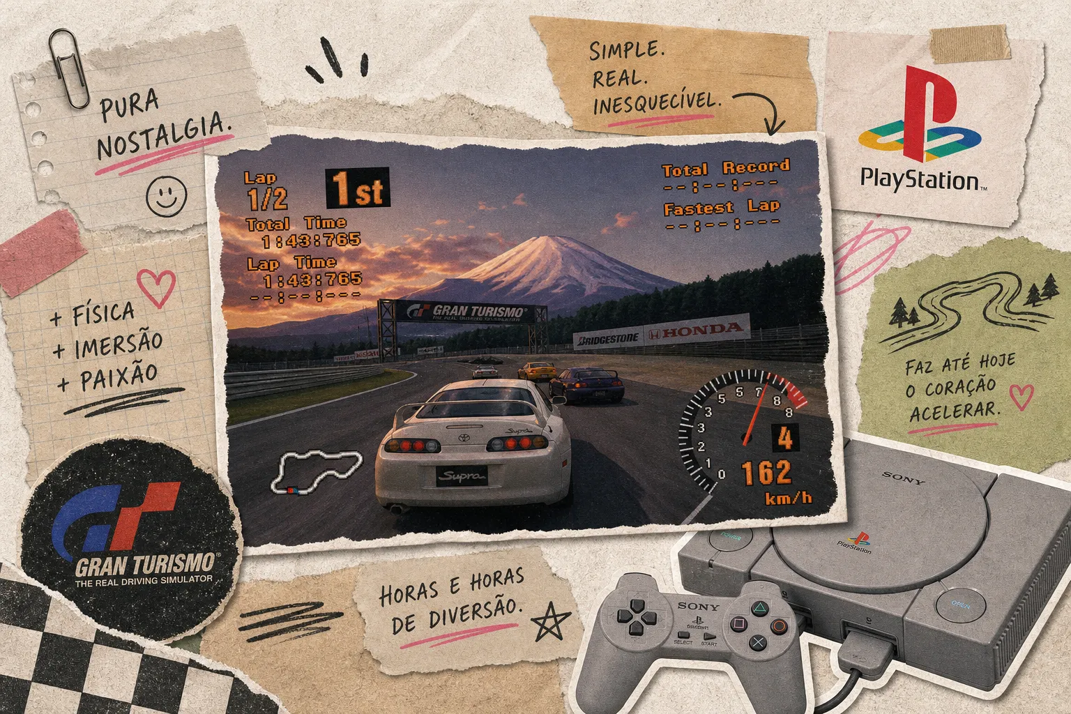 Por que Gran Turismo Ainda é Incrível no PlayStation 1