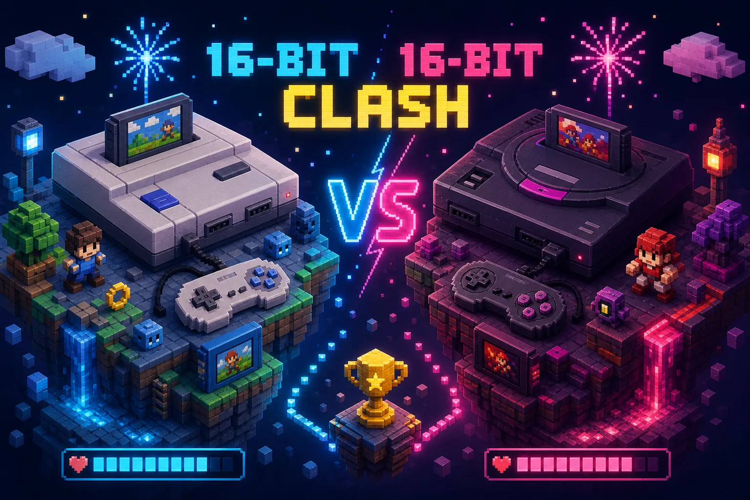 Sega Genesis vs SNES: The Ultimate Retro Console Showdown