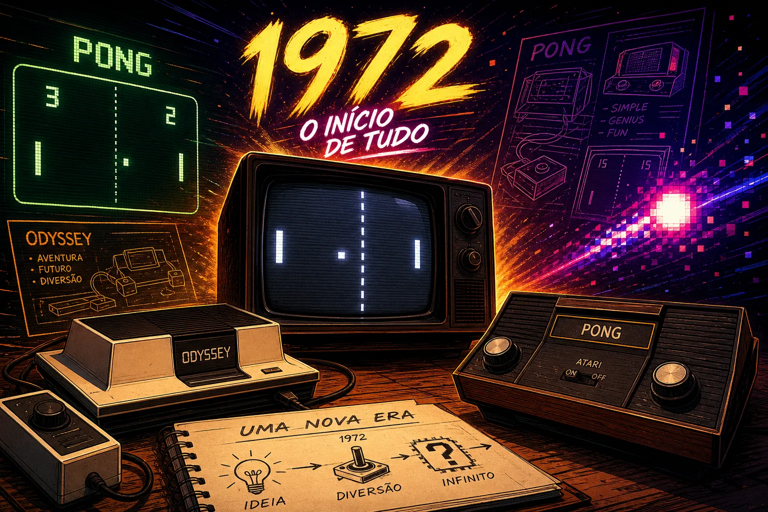 Videogame 1972: Pong, Odyssey e o início de uma era